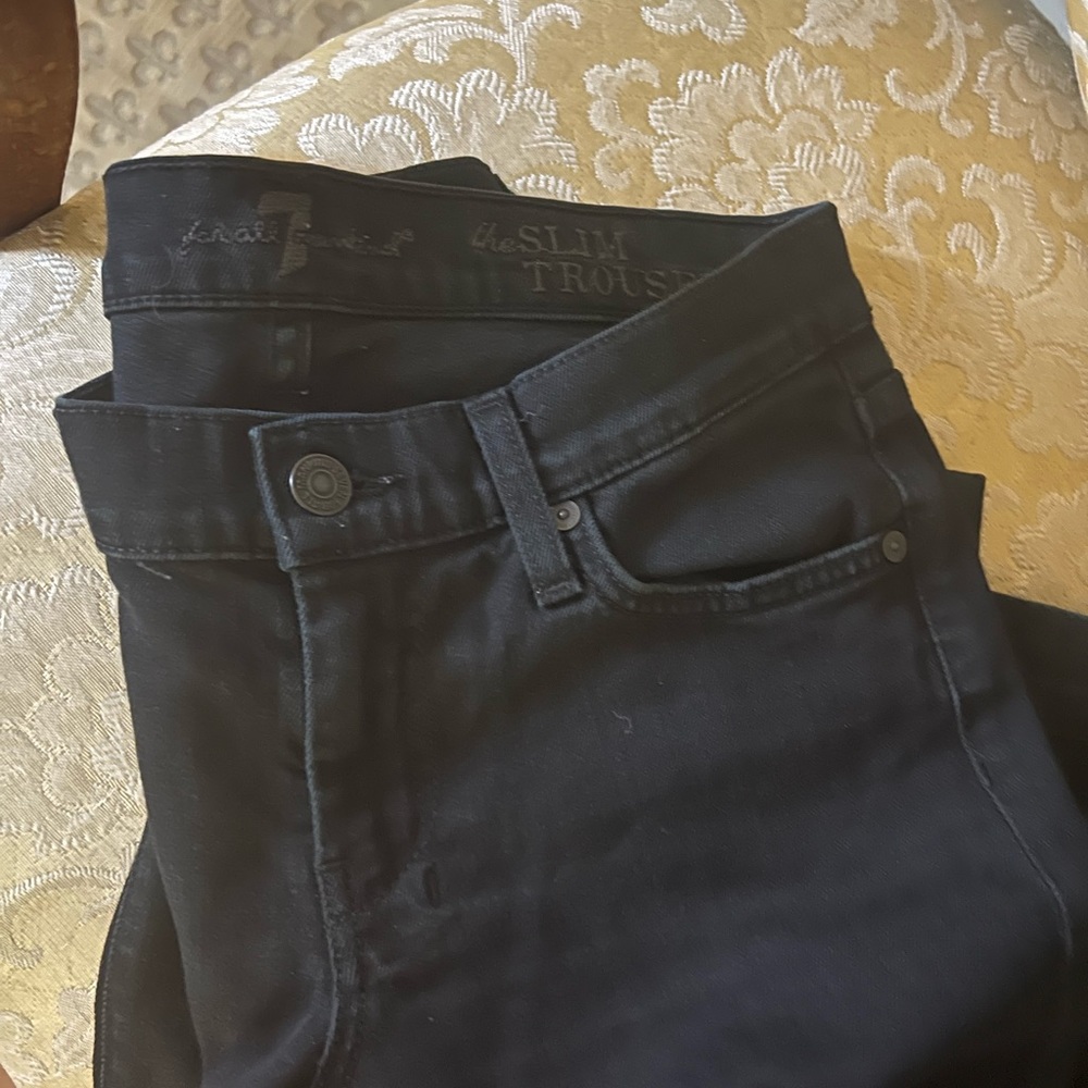 Black jeans. Not used but without tags. Beautiful look - Picture 1 of 6